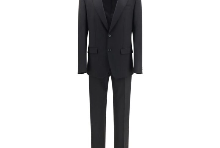 Black Wool Oves Aries Two-Piece Suit | Jag Couture London – New York