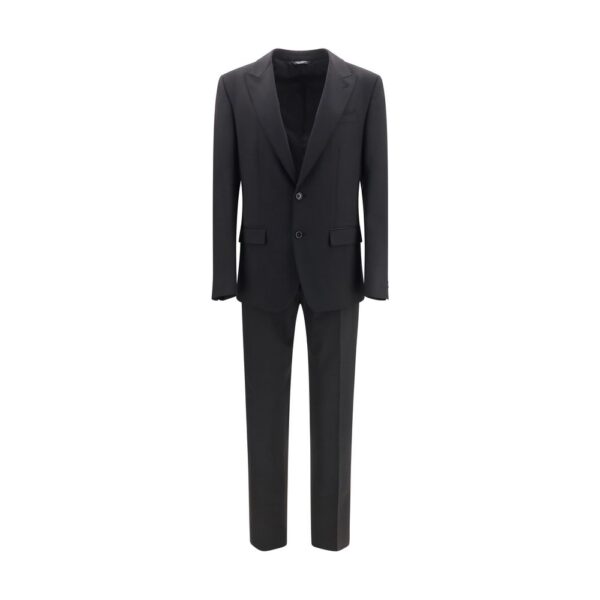 Black Wool Oves Aries Two-Piece Suit