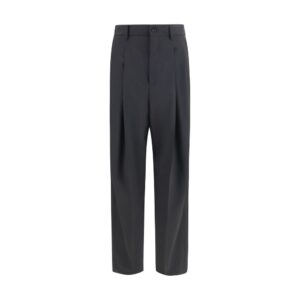 Black Wool Oves Aries Dress Pants