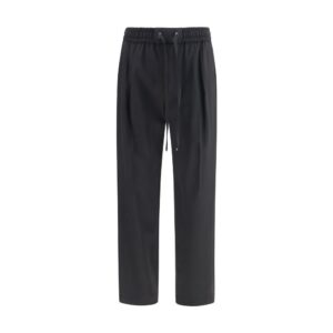 Black Wool Oves Aries Joggers (Workout Pants)