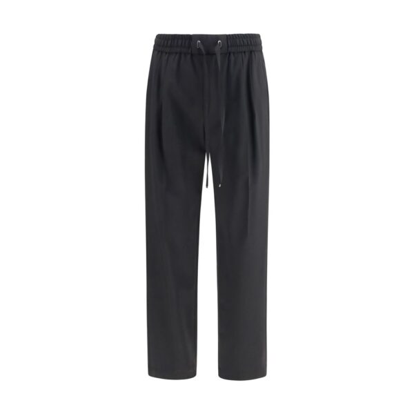 Black Wool Oves Aries Joggers (Workout Pants)