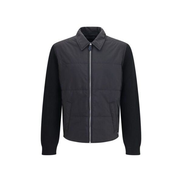 Black Wool Oves Aries Full-Length Jacket