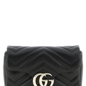 Black Lamb Leather Shoulder Bag