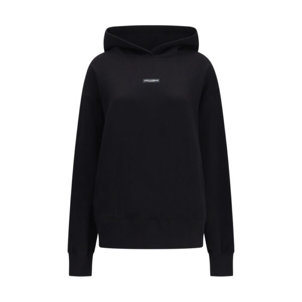 Black Cotton Sweatshirt