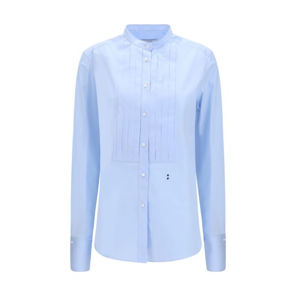 Blue Cotton Dress Shirt