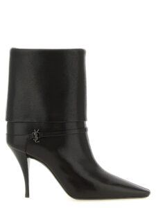 Brown Lamb Leather Ankle Boots