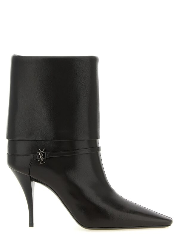 Brown Lamb Leather Ankle Boots