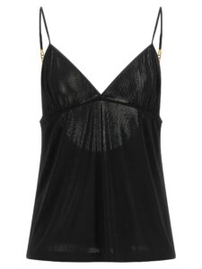 Black Viscose Tank Tops