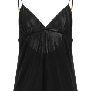 Black Viscose Tank Tops