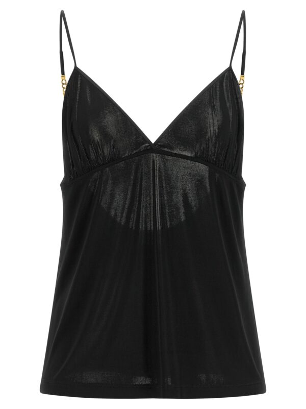 Black Viscose Tank Tops