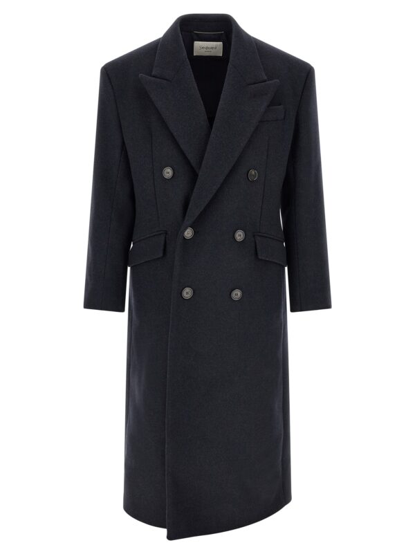 Blue Wool Coat