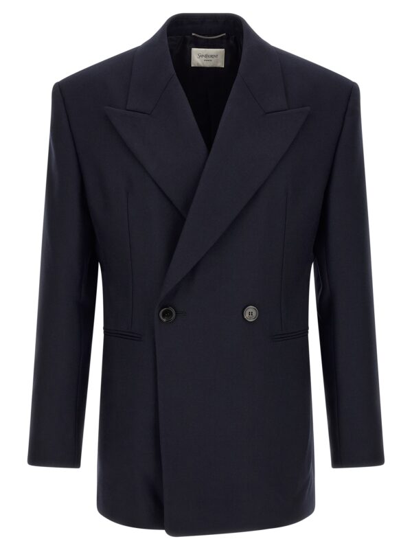 Blue Wool Blazer