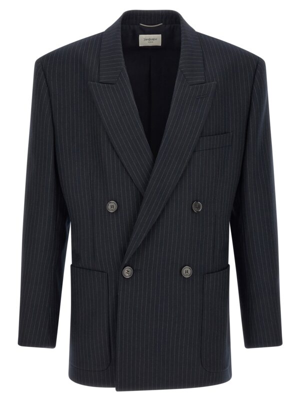 Blue Wool Blazer