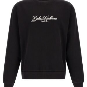 Black Cotton Sweatshirt