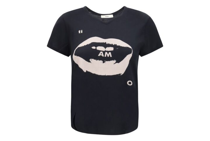 Black Cotton T-Shirt | Jag Couture London – New York