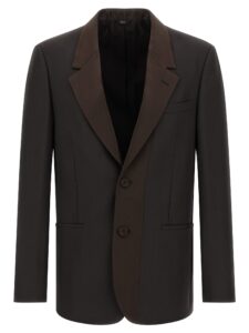 Brown Polyester Blazer