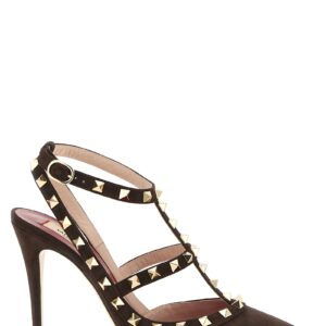 Brown Calfskin High Heel Pumps