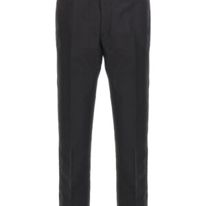 Black Cotton Dress Pants