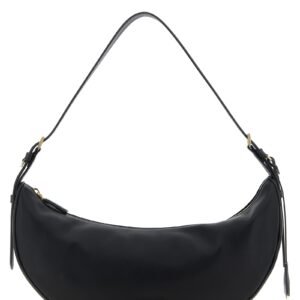 Black Calfskin Shoulder Bag