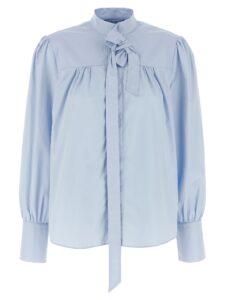 Blue Cotton Blouse