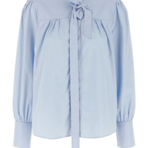 Blue Cotton Blouse