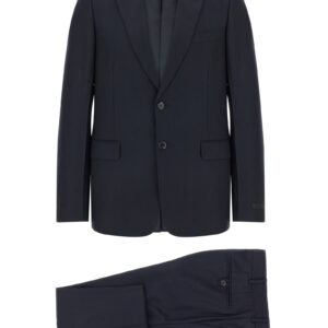 Blue Virgin Wool Two-Piece Suit