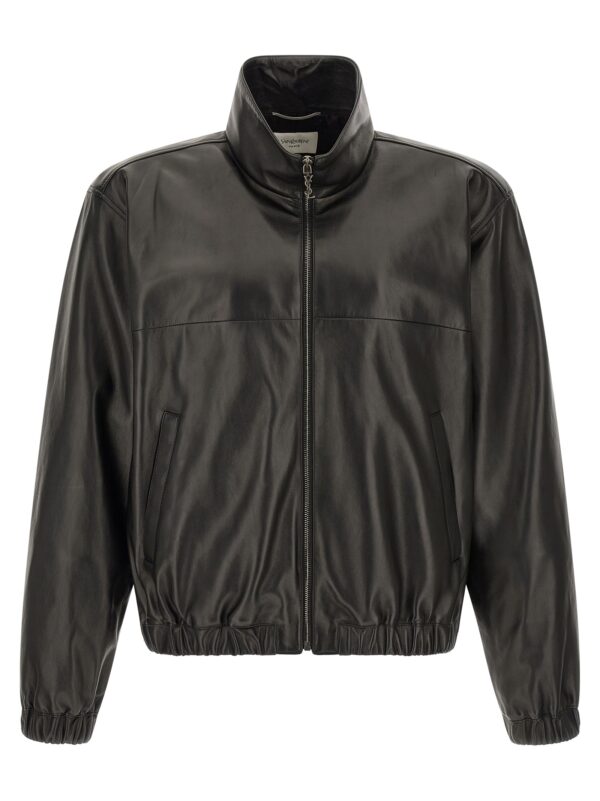 Black Lamb Leather Leather Jacket