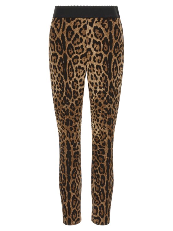 Brown Viscose Leggings