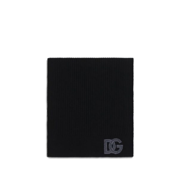 Black Wool Oves Aries Scarf