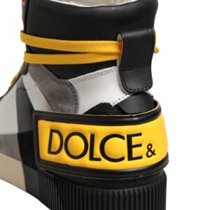 Multicolor Calf High Top Sneakers Shoes