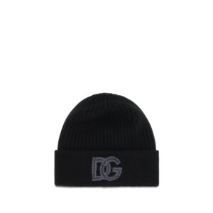 Black Wool Oves Aries Beanie