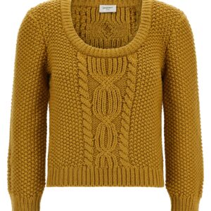 Bicolor Wool Cardigan