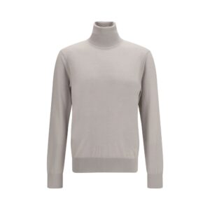 Beige Cashmere Turtleneck