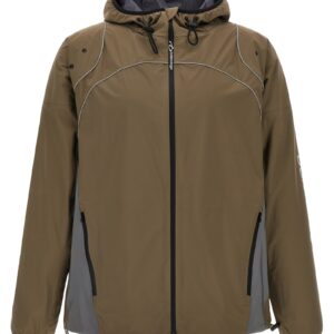 Gray Polyester Parka