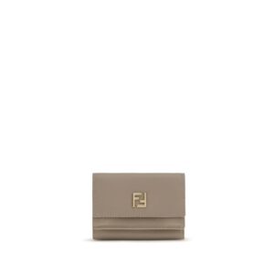 Beige Calf Leather Bos Taurus Wallet