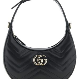 Black Calfskin Shoulder Bag