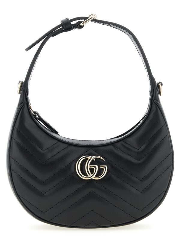 Black Calfskin Shoulder Bag