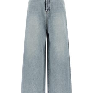 Blue Cotton Relaxed Fit Jeans