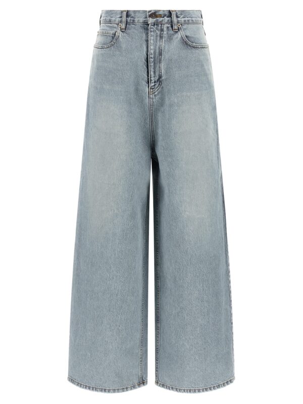 Blue Cotton Relaxed Fit Jeans