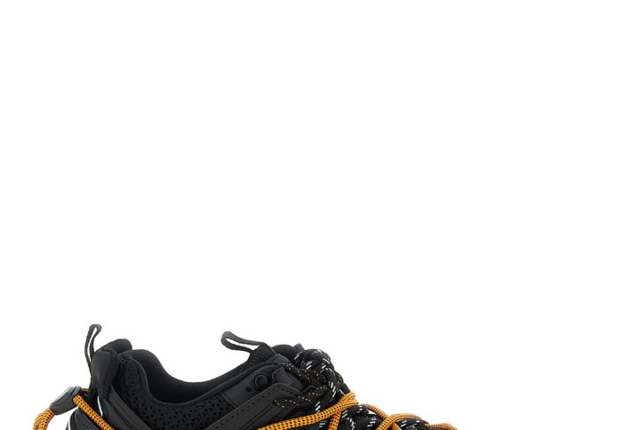 Black Polyethylene Athletic Sneakers - Jag Couture London