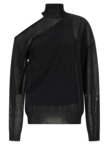 Black Viscose Cardigan