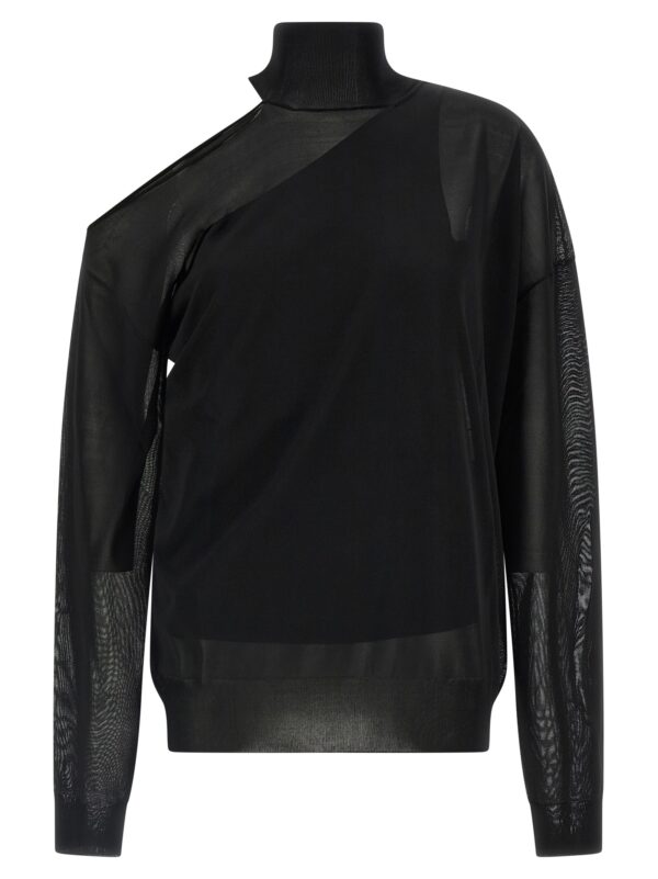 Black Viscose Cardigan