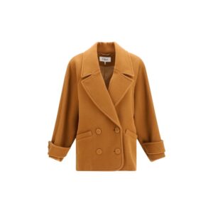 Brown Wool Oves Aries Coat