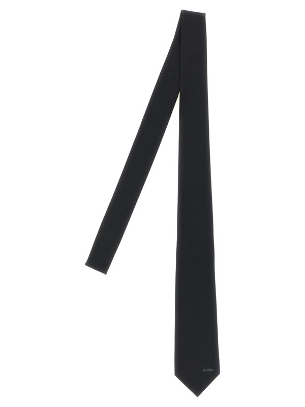 Black Silk Tie