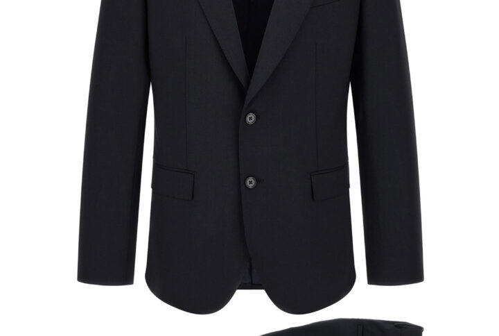 Blue Virgin Wool Two-Piece Suit | Jag Couture London – New York