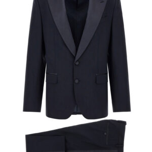 Blue Virgin Wool Two-Piece Suit