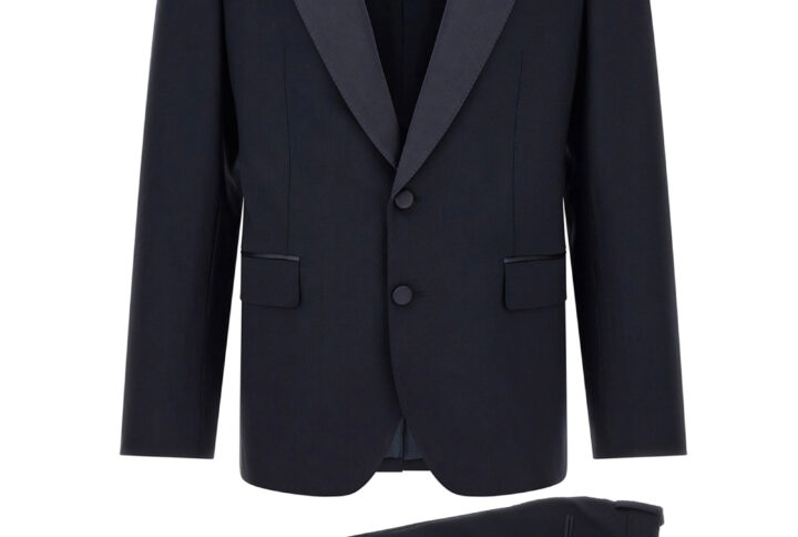 Blue Virgin Wool Two-Piece Suit | Jag Couture London – New York