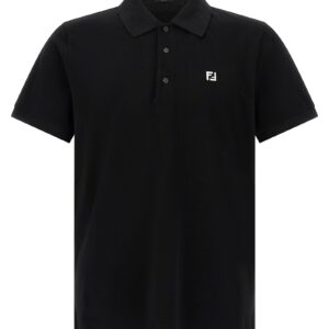Black Cotton Polo Shirt