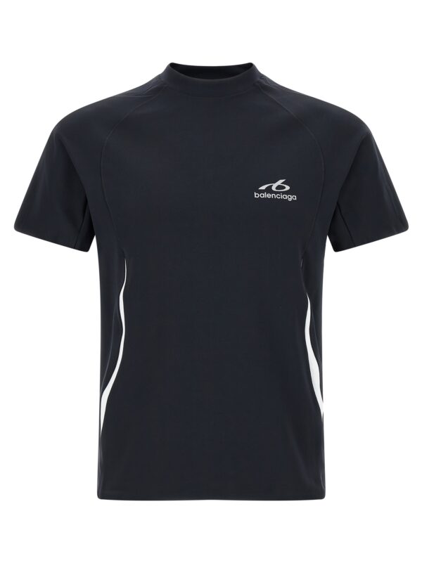 Blue Polyamide T-Shirt