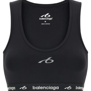 Black Polyamide Sport Bra